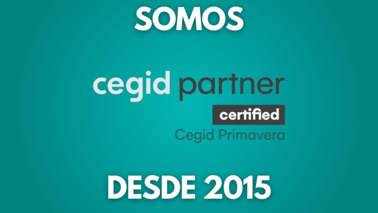 Somos Cegid Certified Partner desde 2015